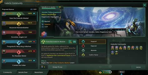 Explore a galaxy full of wonders in this sci-fi grand strategy game from Paradox Development Studios. . Stellaris galactic community event id
